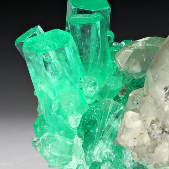 How are emeralds formed?