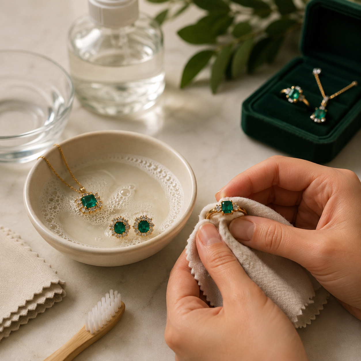 How to Care for and Clean Colombian Emerald Jewelry at Home