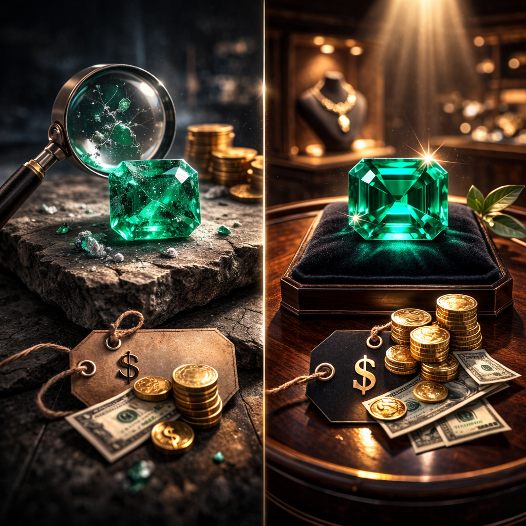 Why Do Two Emeralds of the Same Size Cost Different Prices?