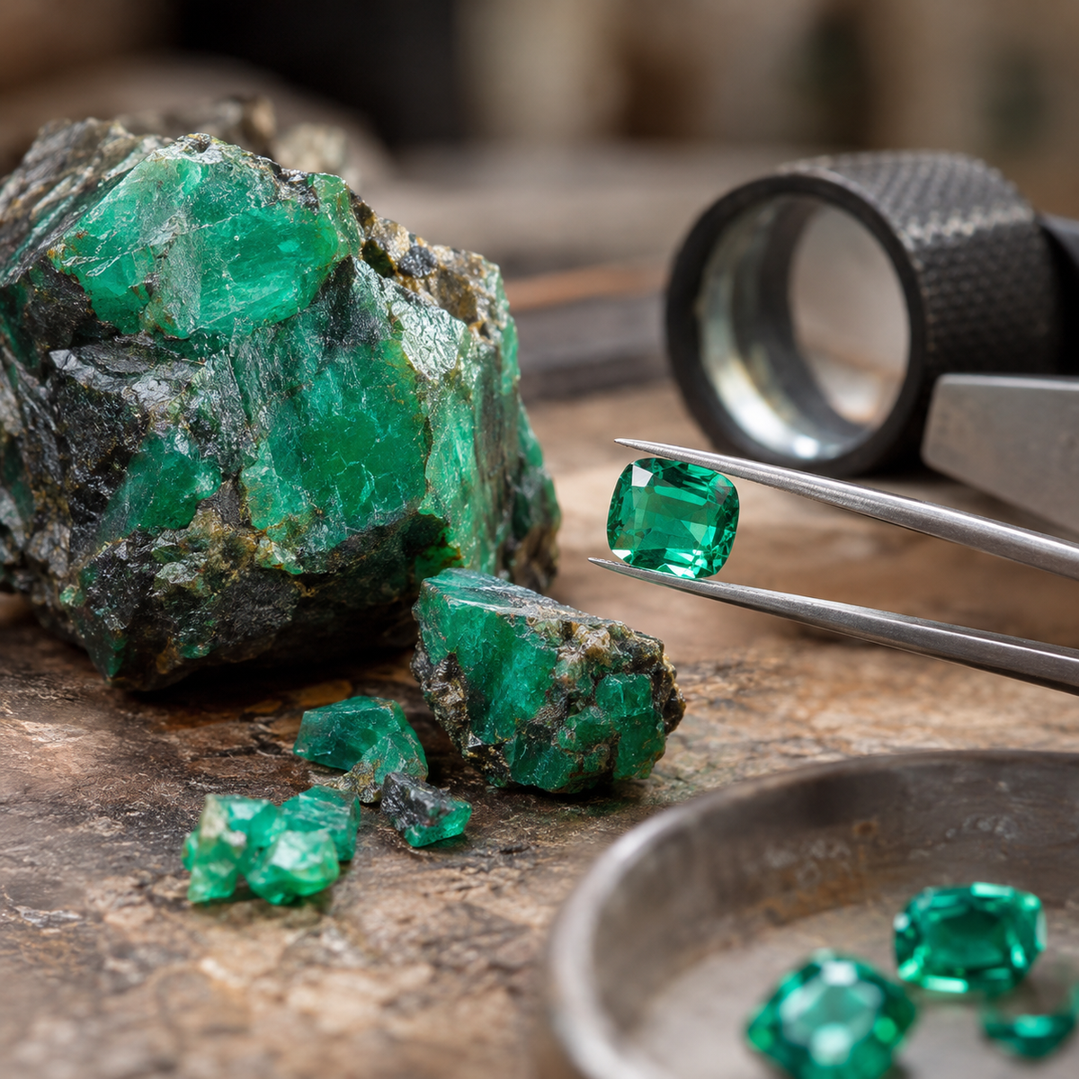 What Happens When a Rough Emerald Looks Unattractive?