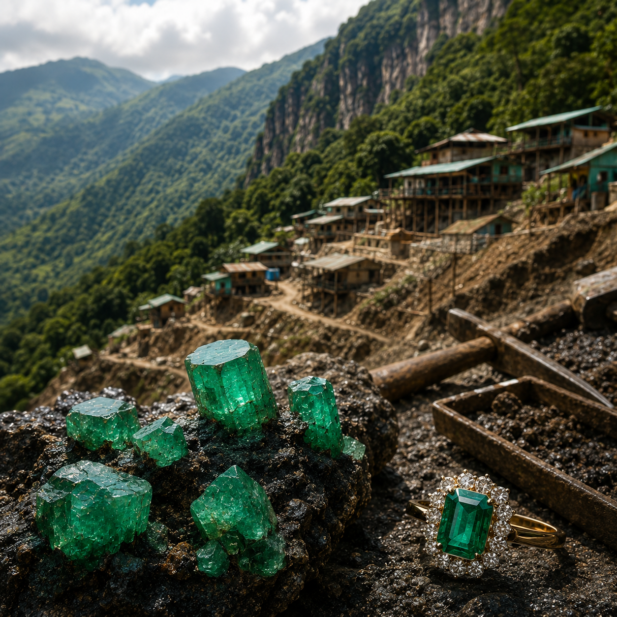 Colombian Emerald Mines and Their Emeralds