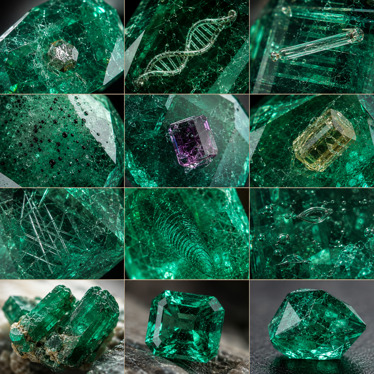 The Rarest Inclusions Found in Colombian Emeralds