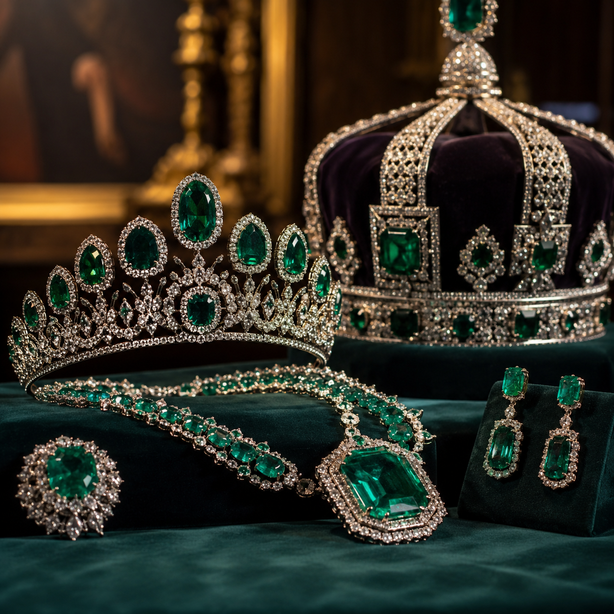 Colombian Emeralds in Royalty