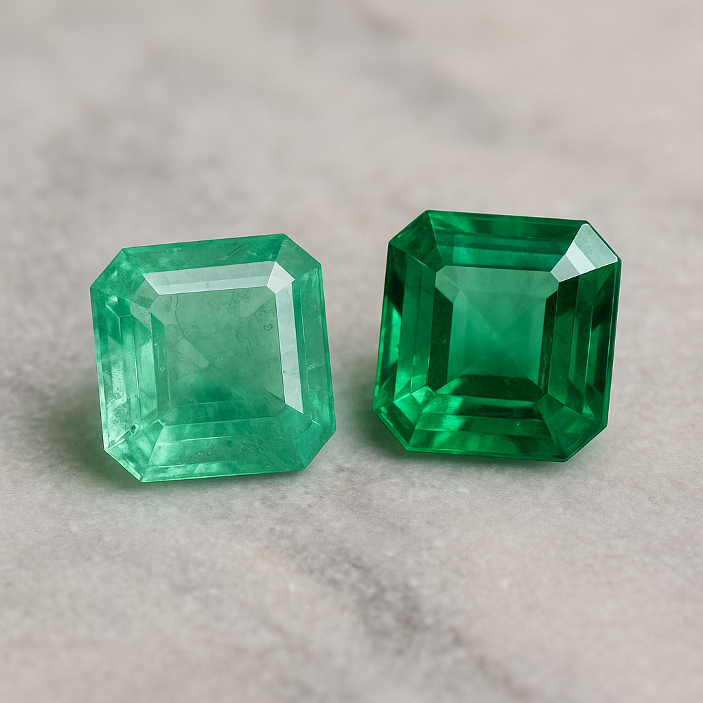 Difference Between Treated and Untreated Colombian Emeralds
