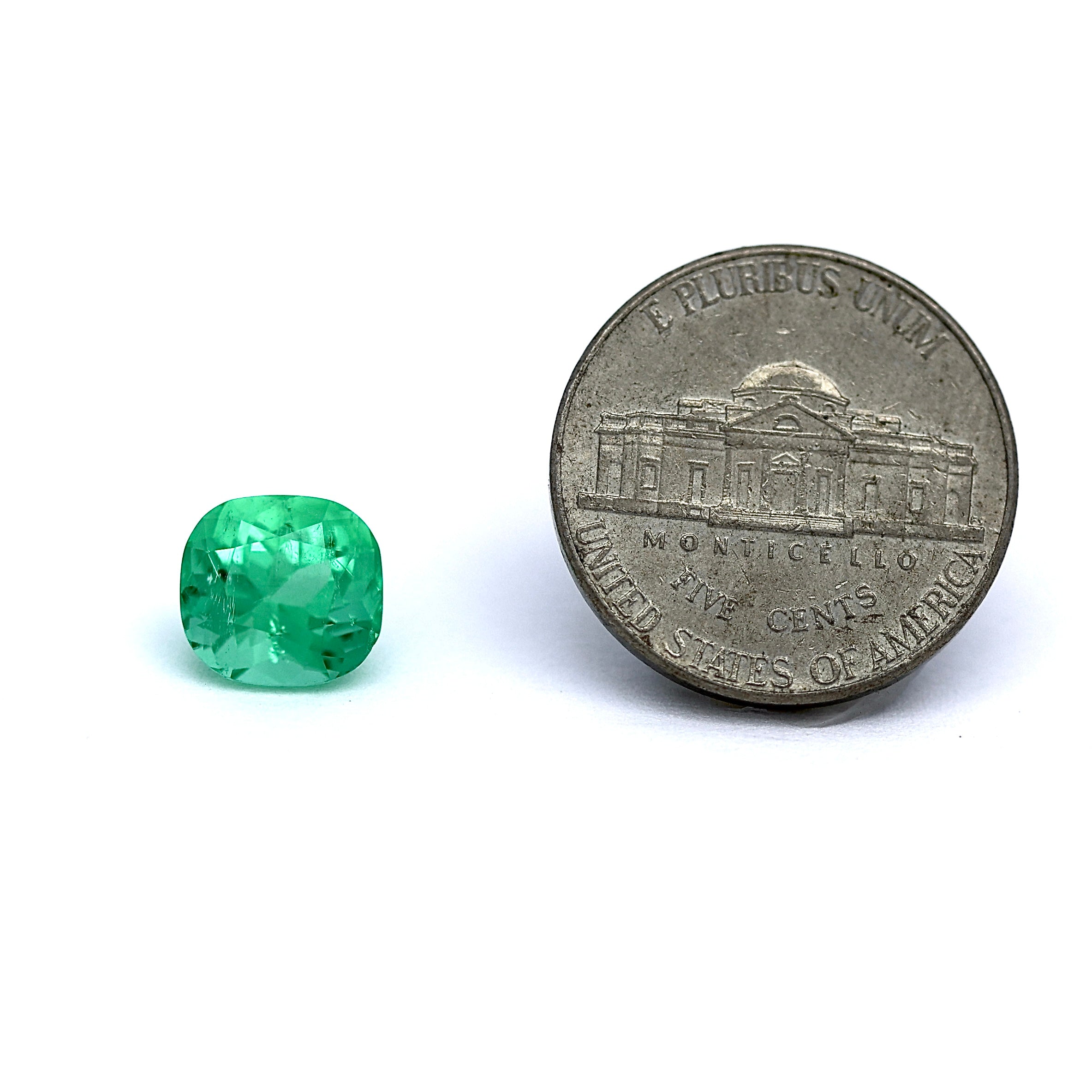Ideal for a luxurious statement ring or a one-of-a-kind jewelry piece, this gemstone stands out for its size, clarity, and natural beauty. A timeless treasure for those who appreciate the finest Colombian emeralds.