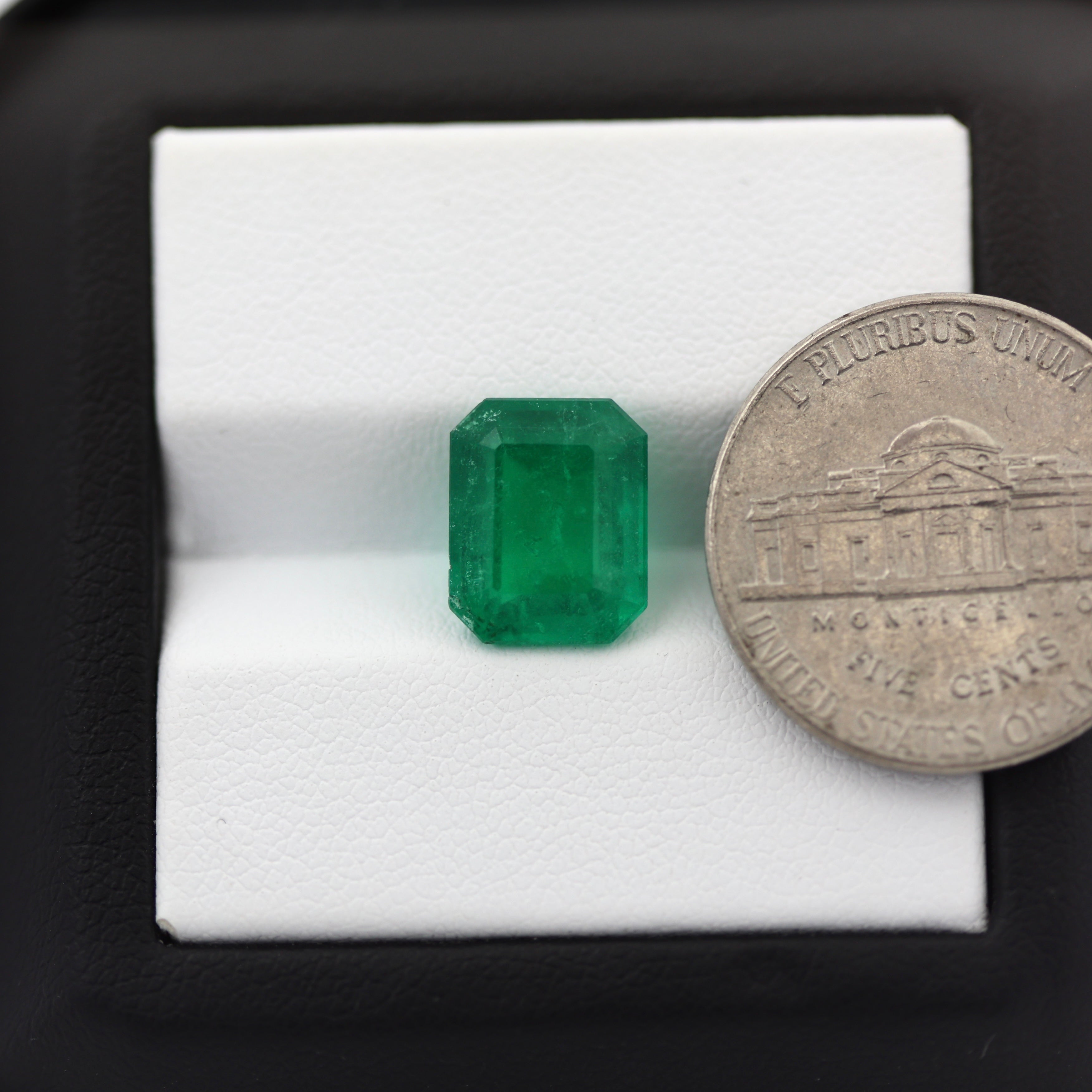 Natural Colombian Emerald 3.79 Carats – Square Cut Gemstone from Colombia