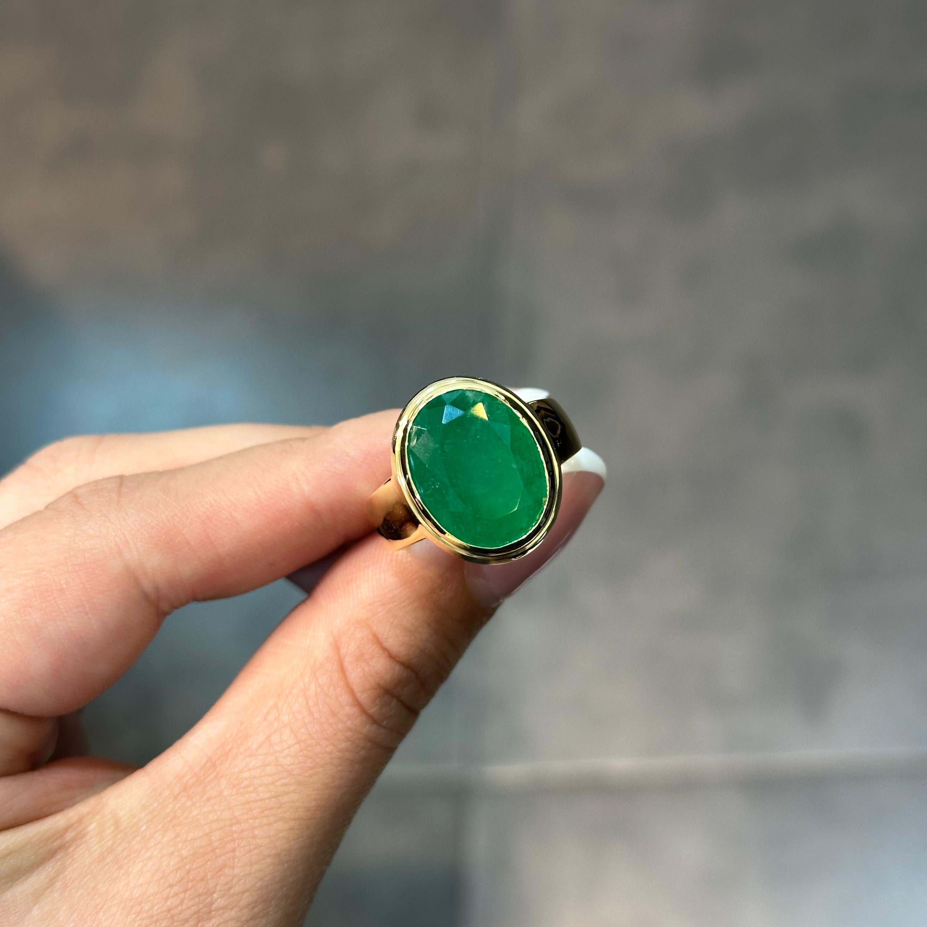 Colombian Emerald Ring