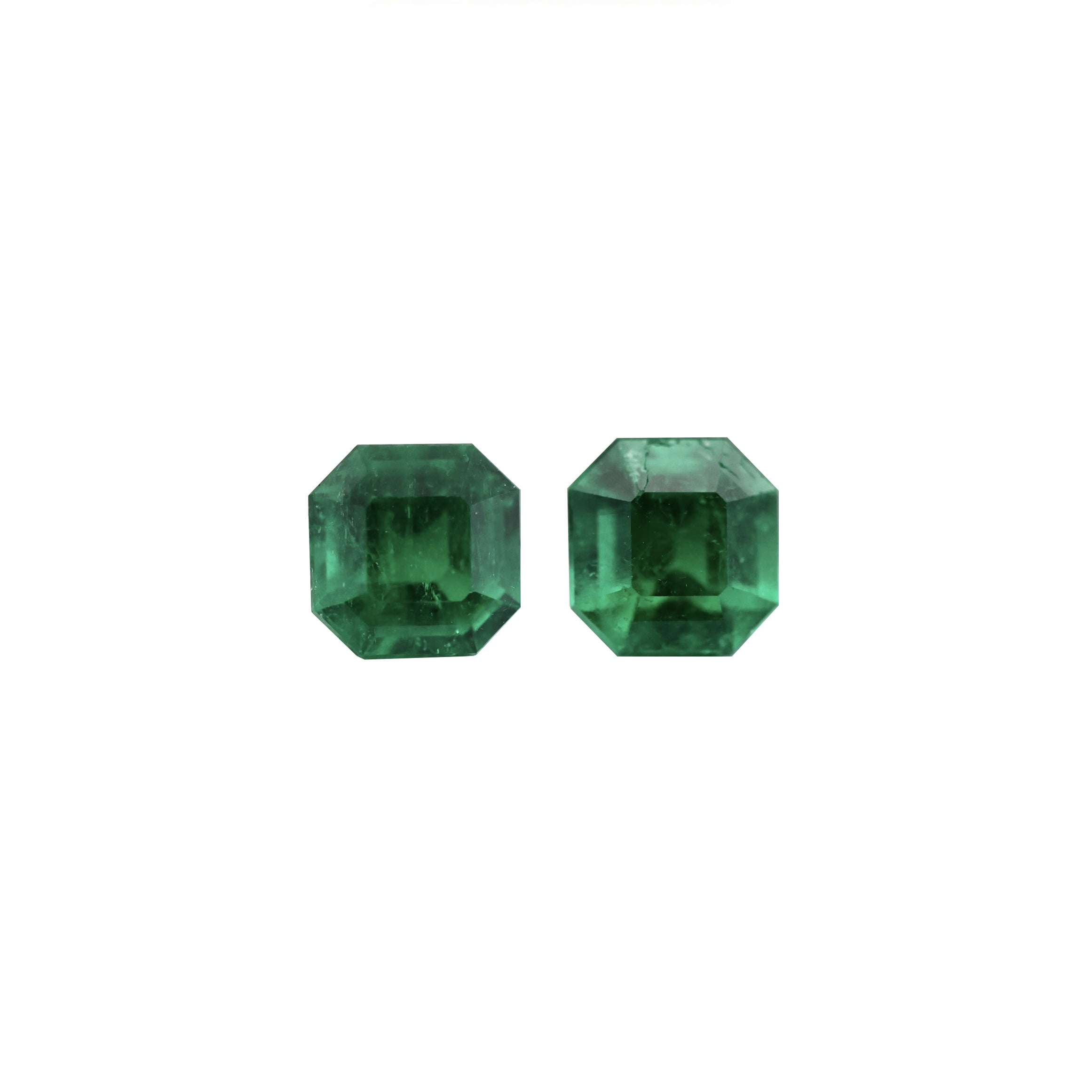 Matching pairs for colombian emerald earrings