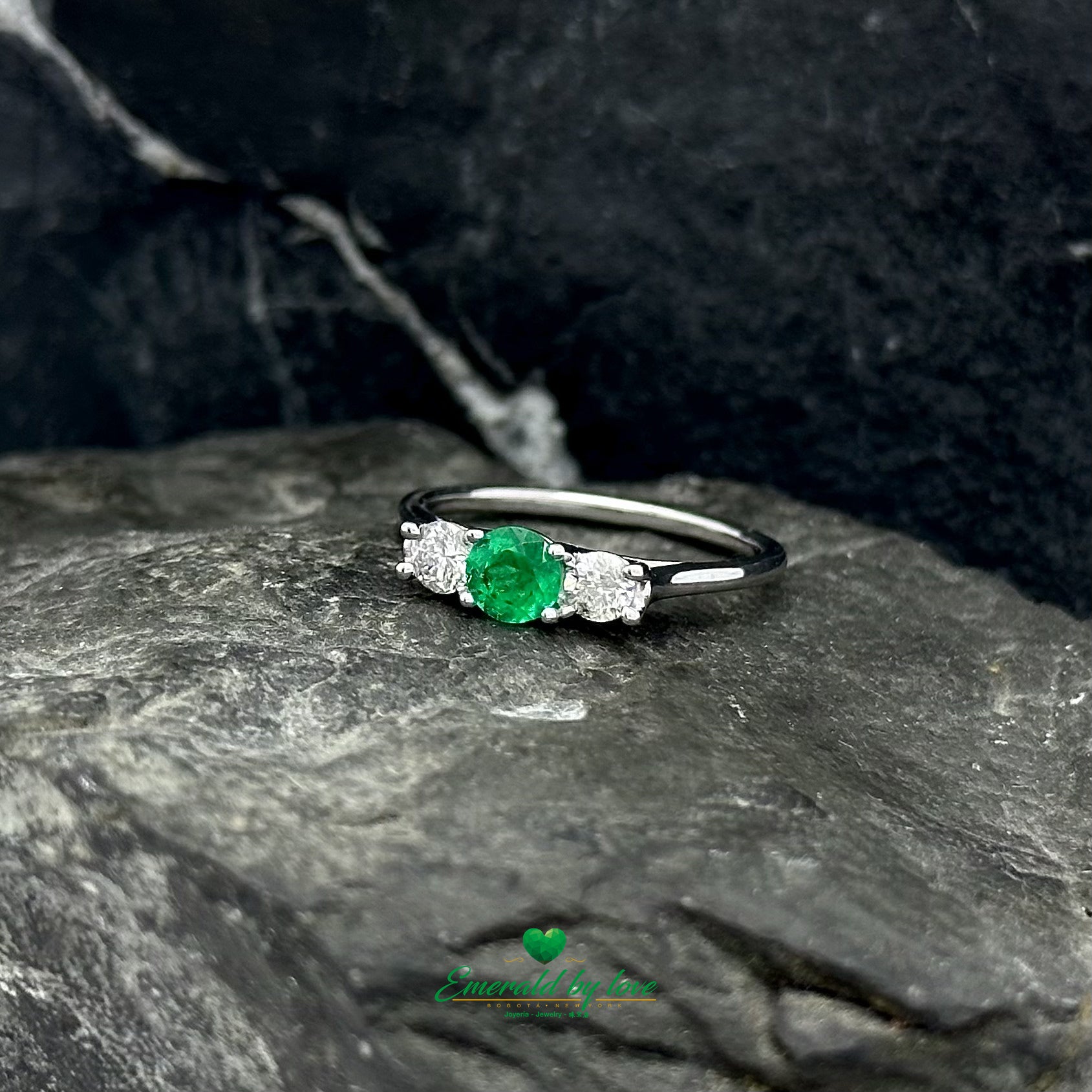 A harmony of brilliance and heritage: Colombian emerald and diamonds in fine gold.