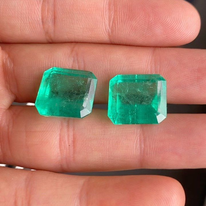 Types of damage to a Colombian emerald