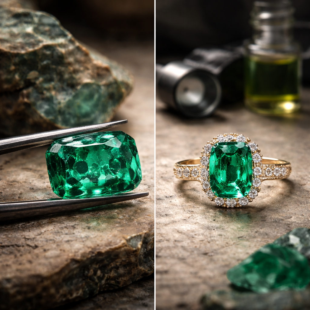 How to Tell if an Emerald Is Natural or Synthetic