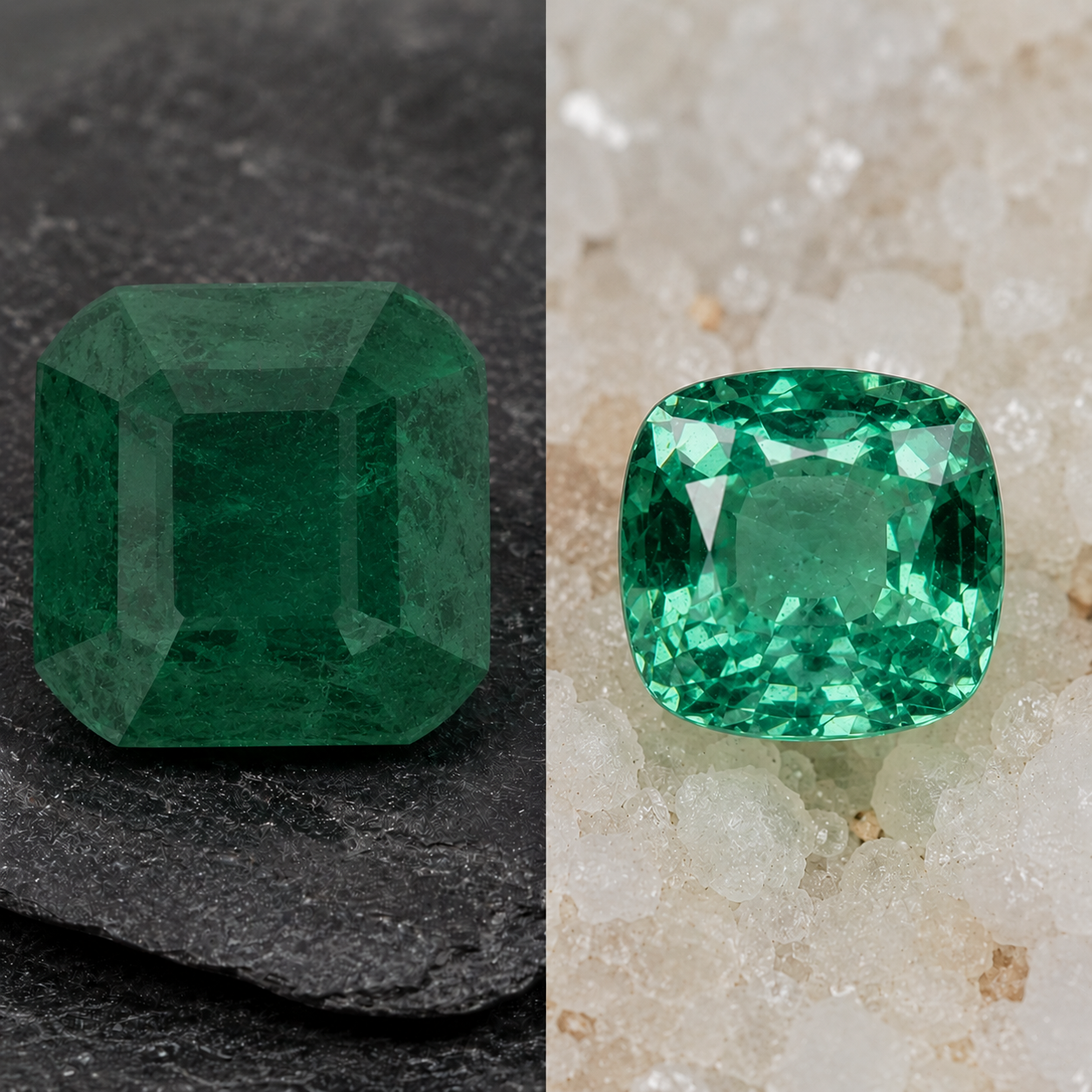 Colombian Emeralds vs Brazilian Emeralds