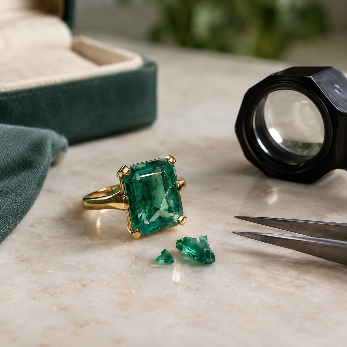 What to Do If Your Colombian Emerald Breaks While Set in Jewelry