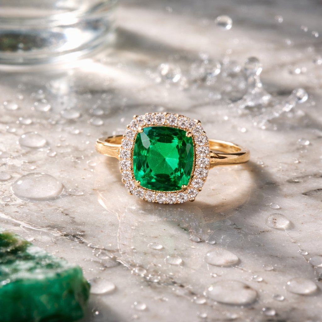Can Colombian emeralds get wet?