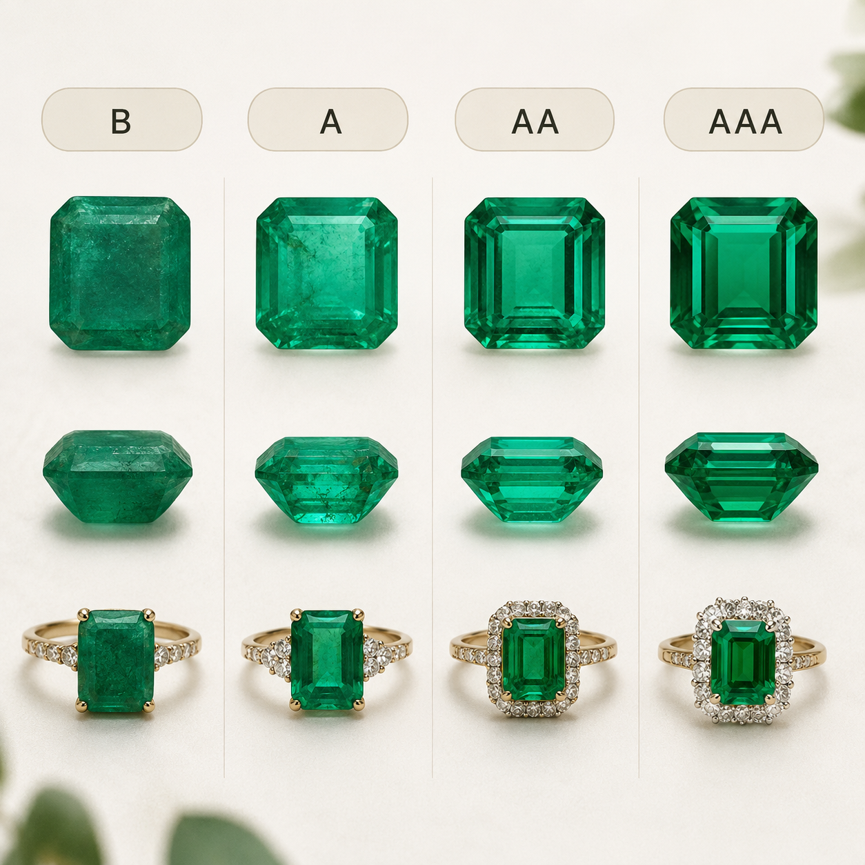 Classification of Colombian Emeralds by Quality