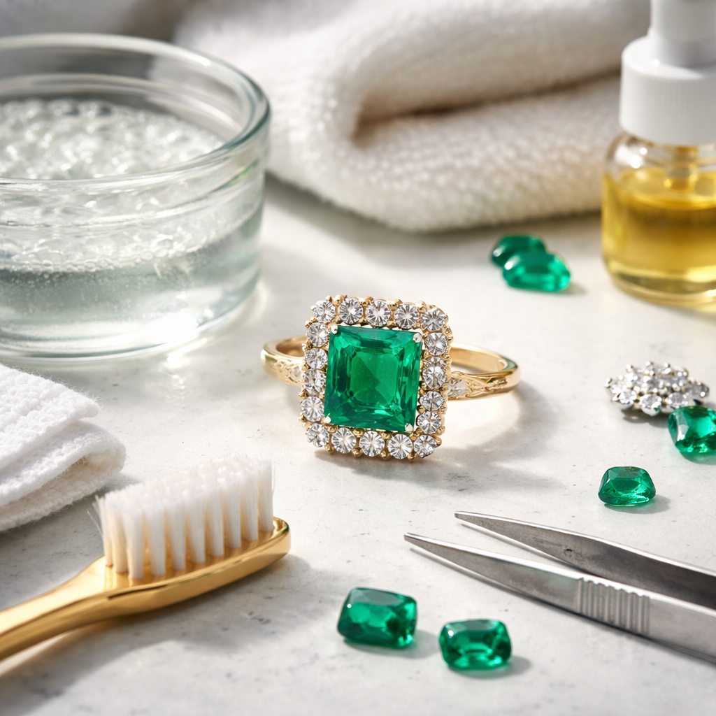 How Often Should a Colombian Emerald Be Cleaned?