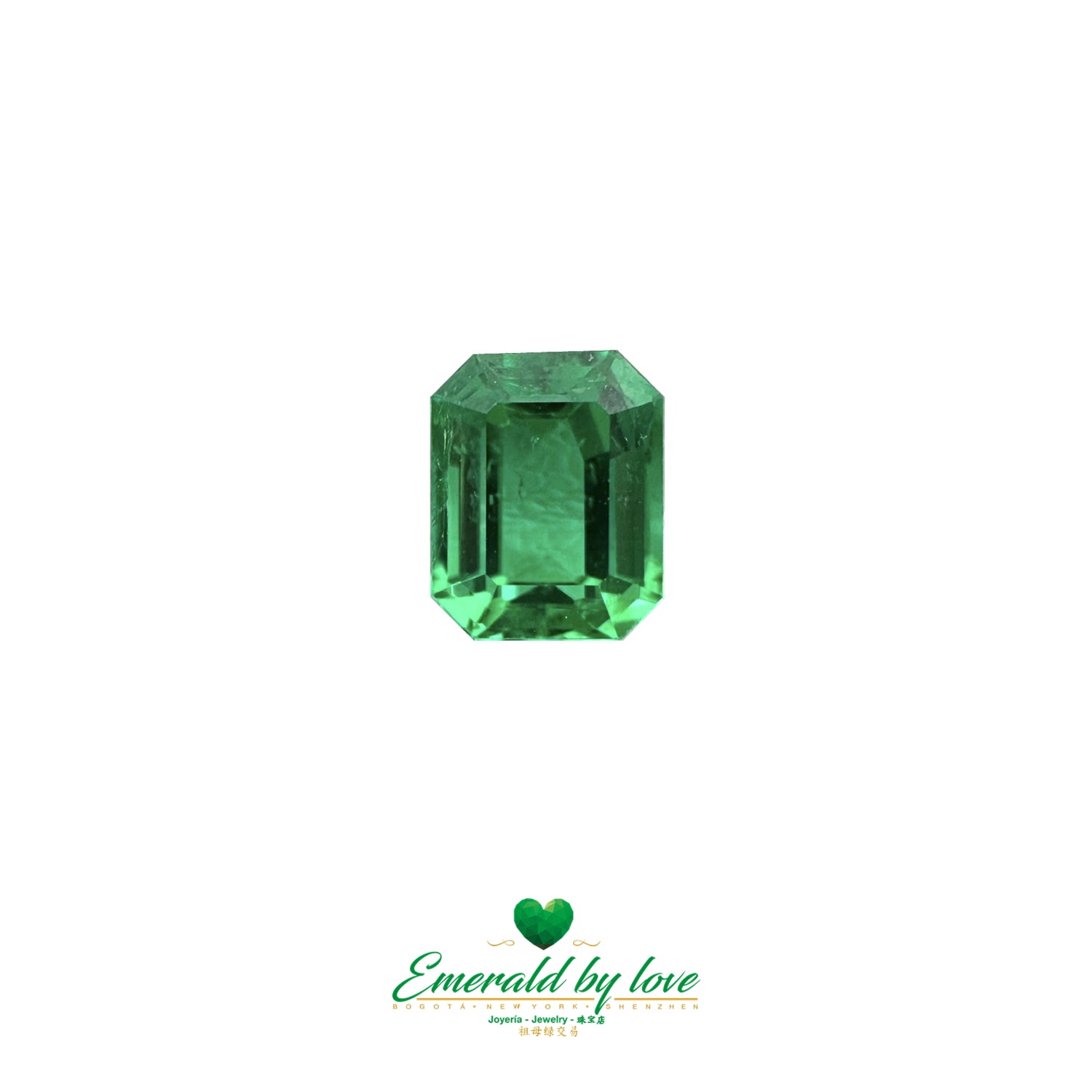 Natural Colombian Emerald - 0.7 ct Emerald Cut