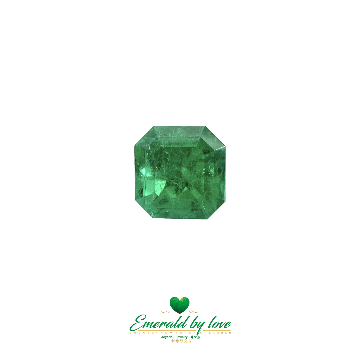 Colombian Emerald 0.99 ct Square Cut – Radiant Green for Custom Jewelry