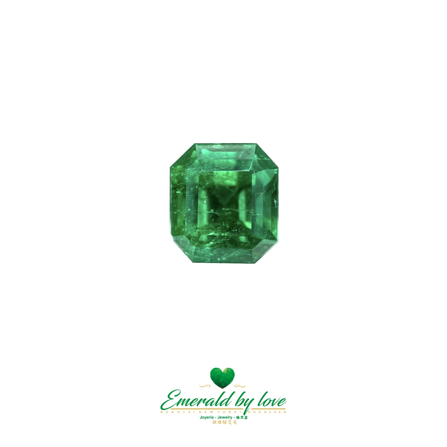 Luxury 1.02 ct Emerald Cut Colombian Emerald – Vivid Green Gemstone