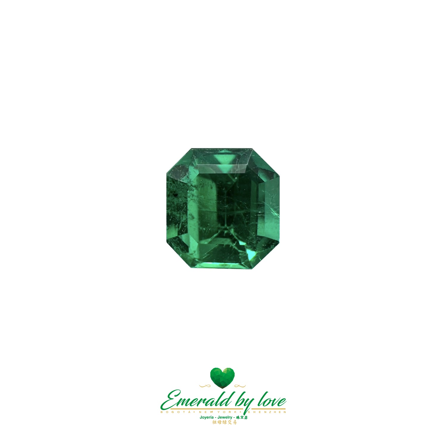 Perfect Green Colombian Emerald 1.11 ct – Square Cut Masterpiece for Fine Jewelry