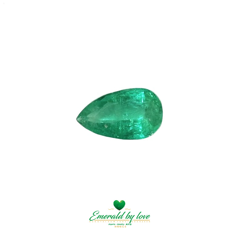 Gorgeous Pear: 3.47 Carat Colombian Emerald