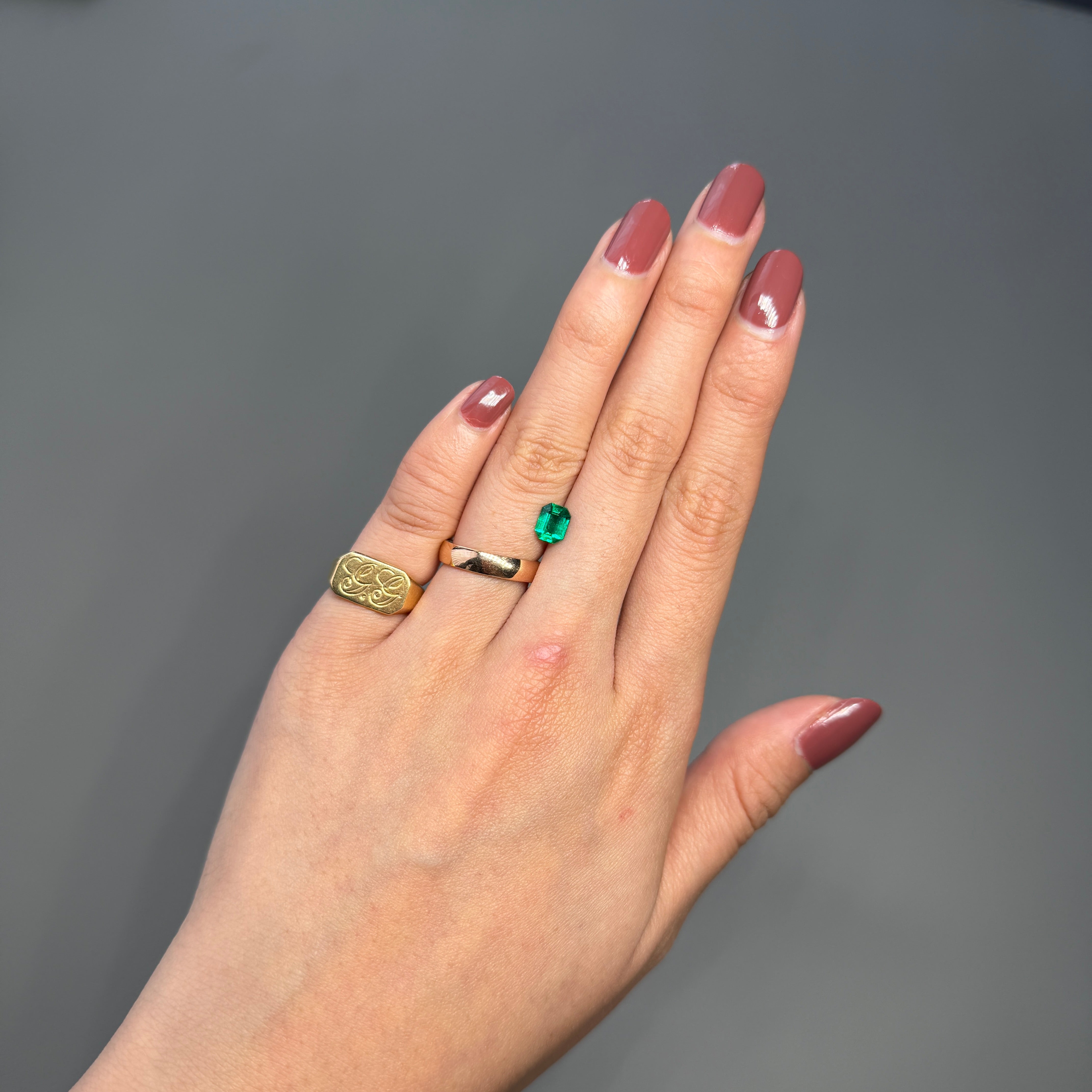 Intense Green 0.70 Carat Colombian Emerald – Natural Vivid Gemstone