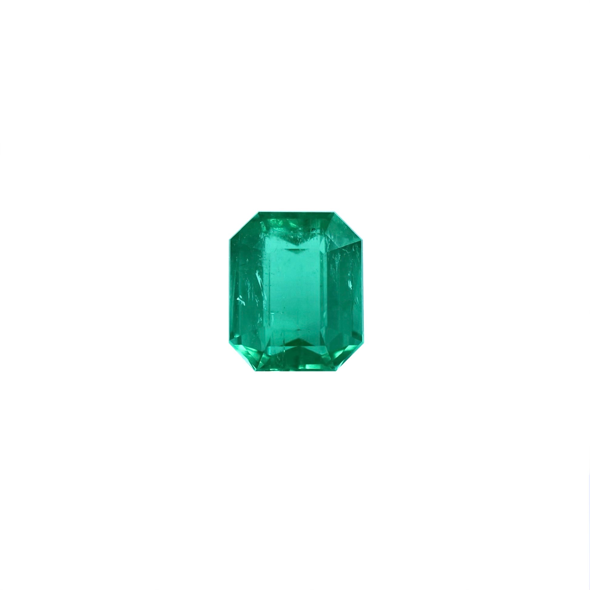 5.18 Ct Emerald Cut Colombian Emerald | Natural Luxury Green Gemstone