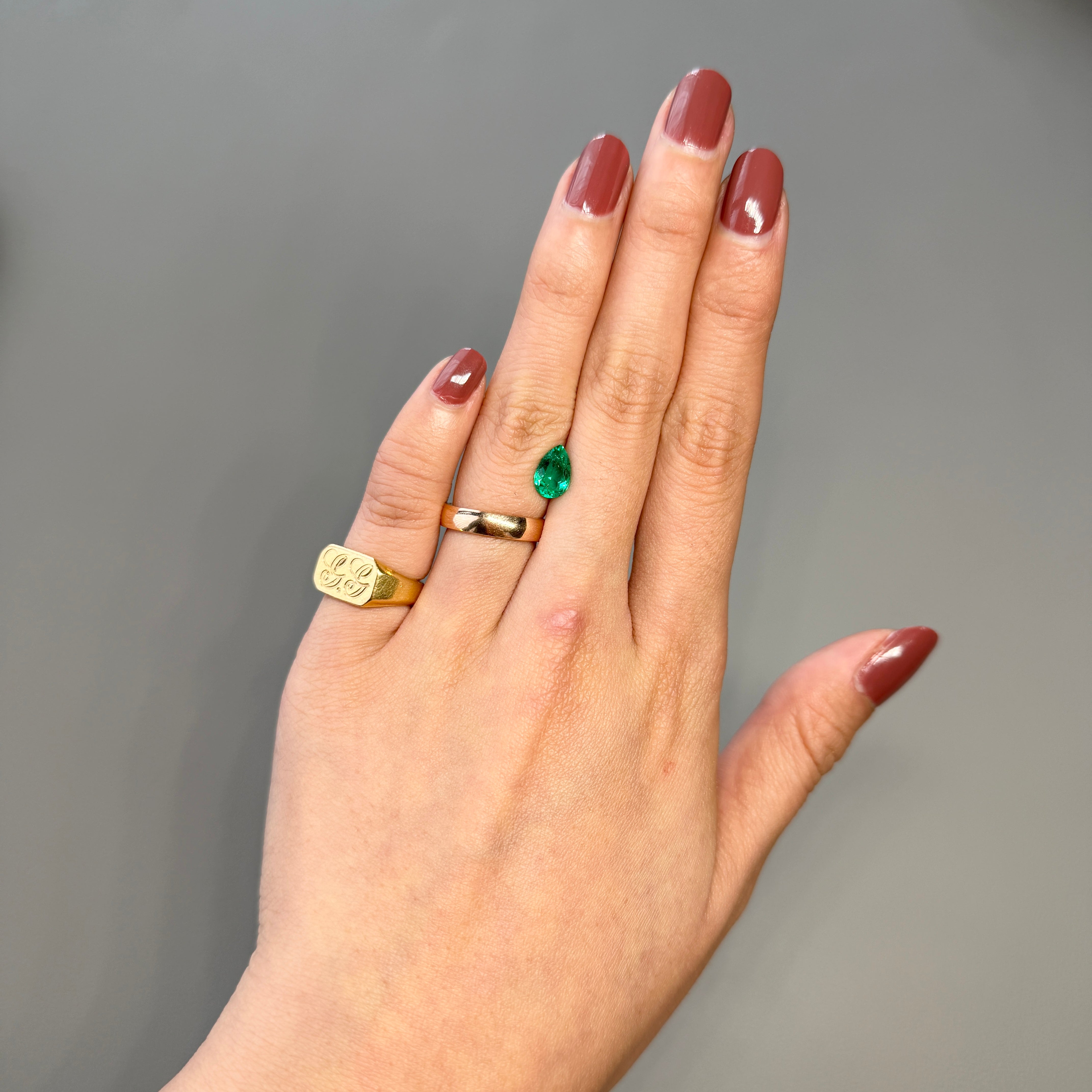 1.13 Carat Crystal Clear Colombian Emerald – Pear Shape Gemstone