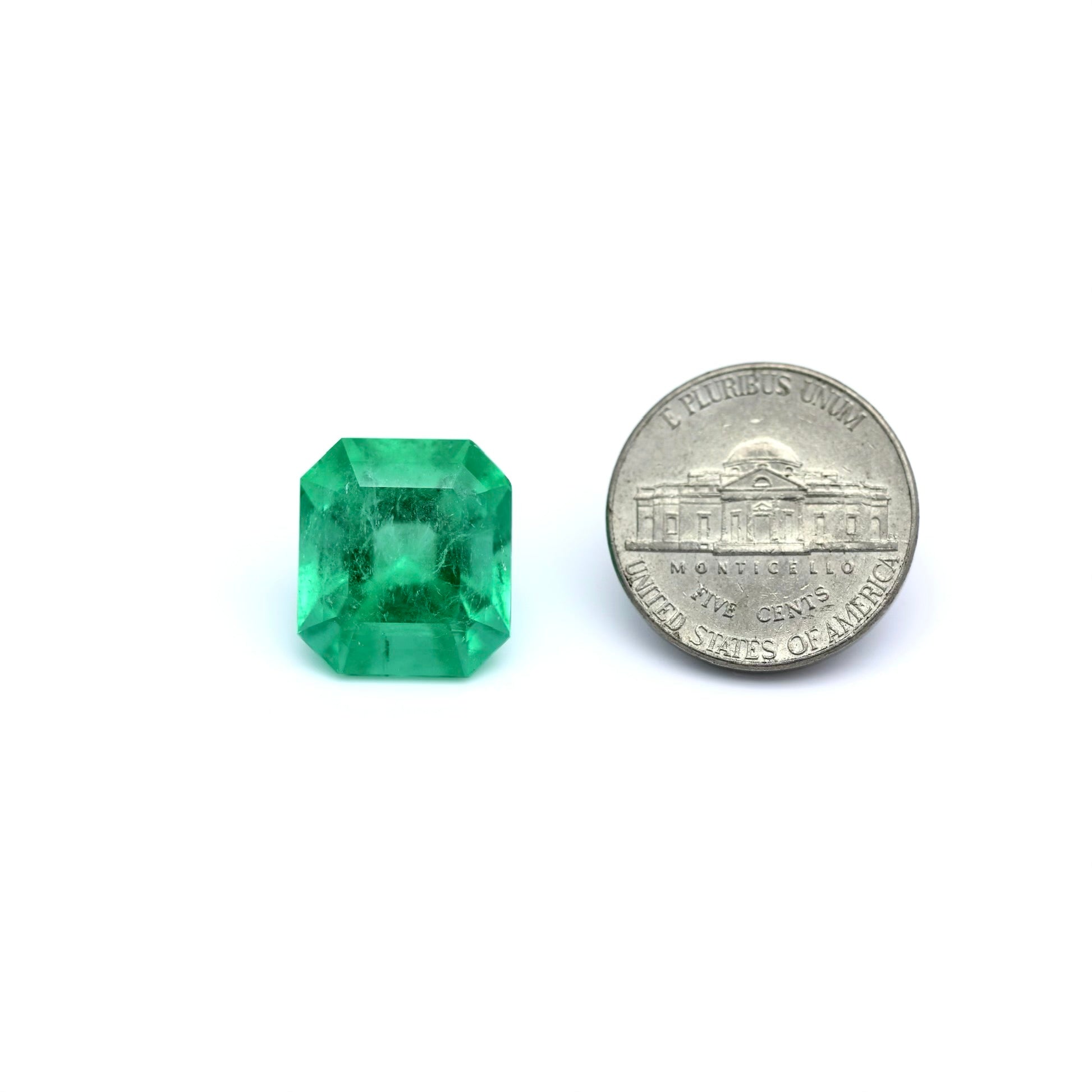 14.6 Ct Natural Colombian Emerald Cut Emerald | Luxury Investment Gemstone