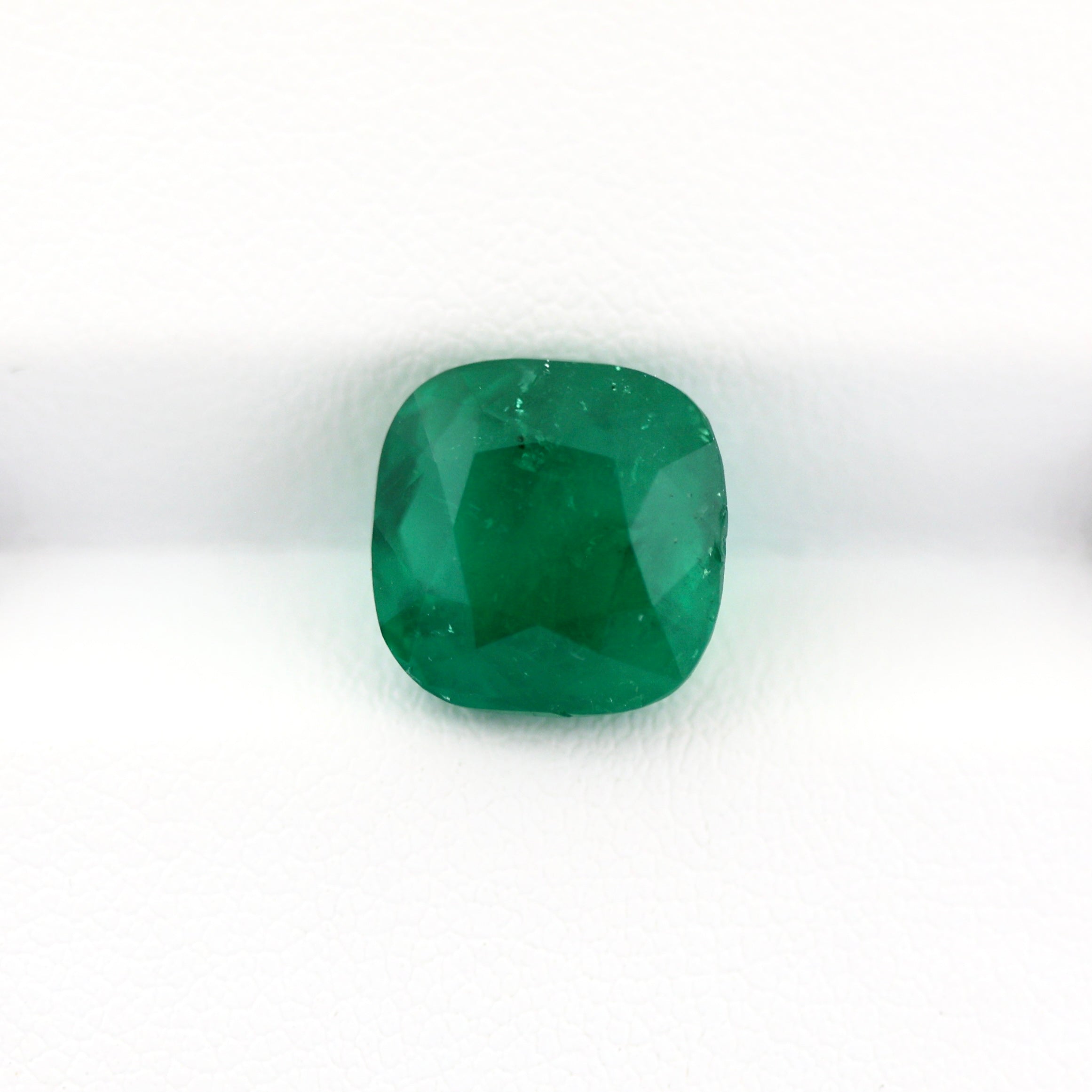5.03 Carat Colombian Emerald Cushion Cut – Dark Green Luxury Gemstone