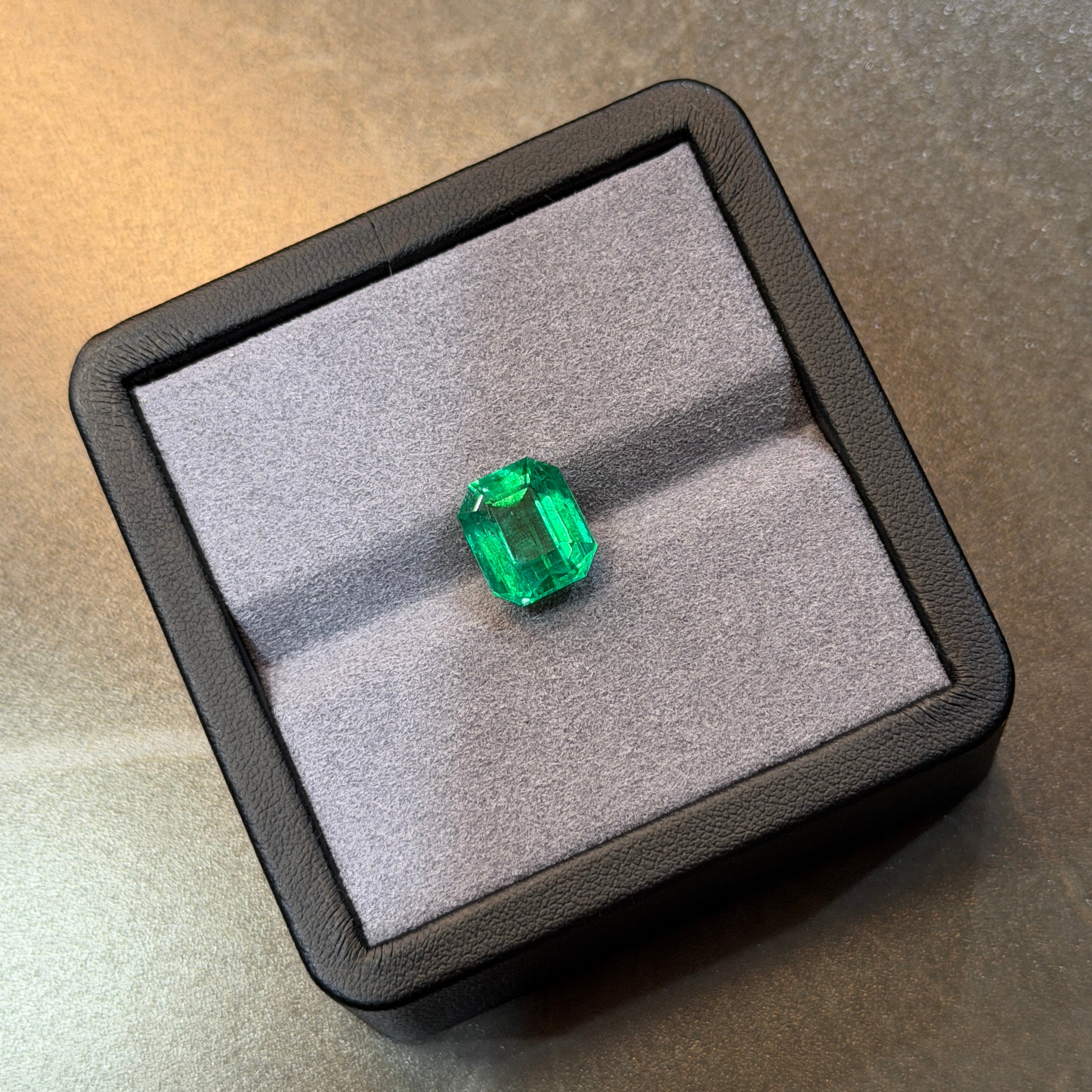 5.18 Ct Emerald Cut Colombian Emerald | Natural Luxury Green Gemstone