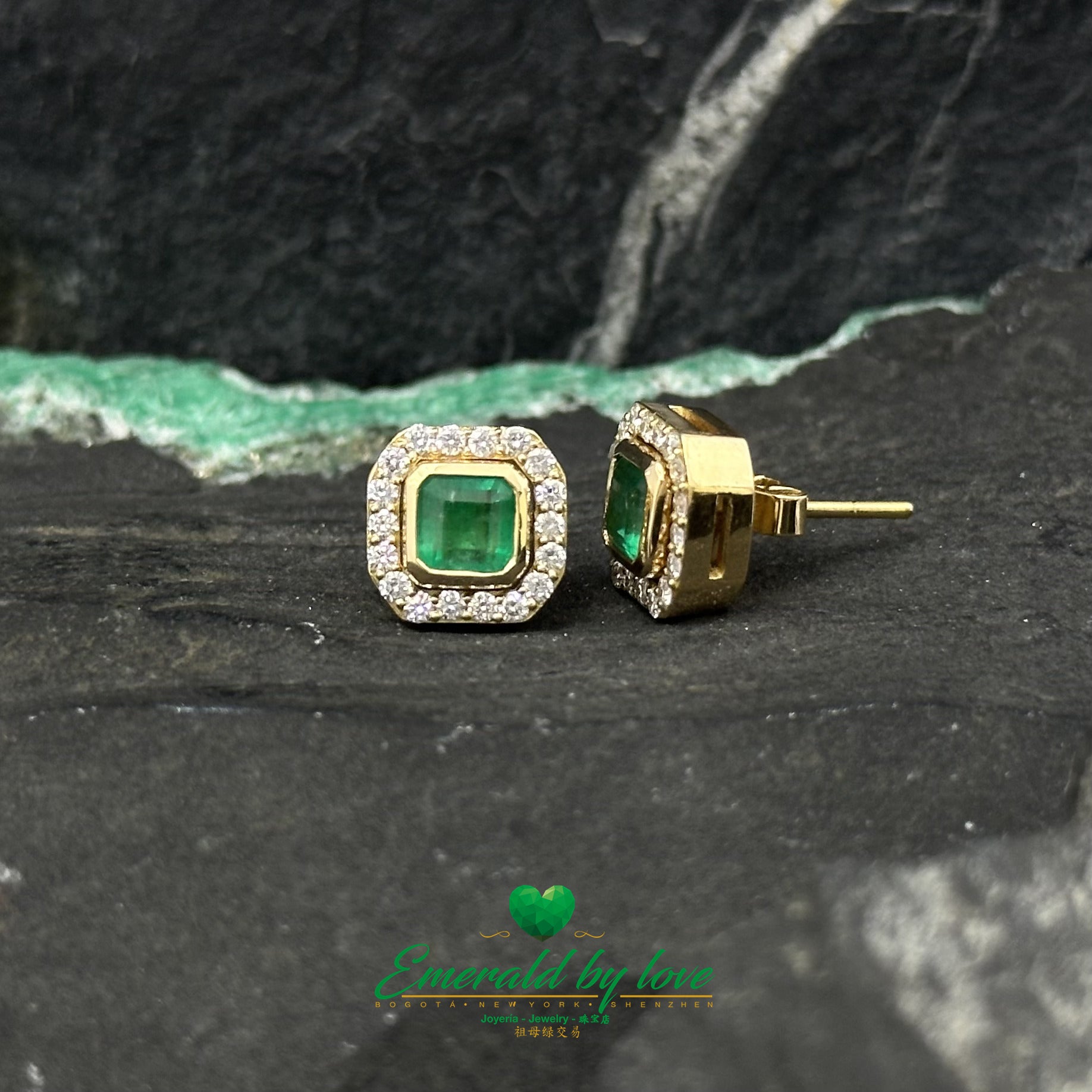 Colombian Emerald and Diamond Jacket Earrings: Exquisite Beauty from the Heart of Colombia