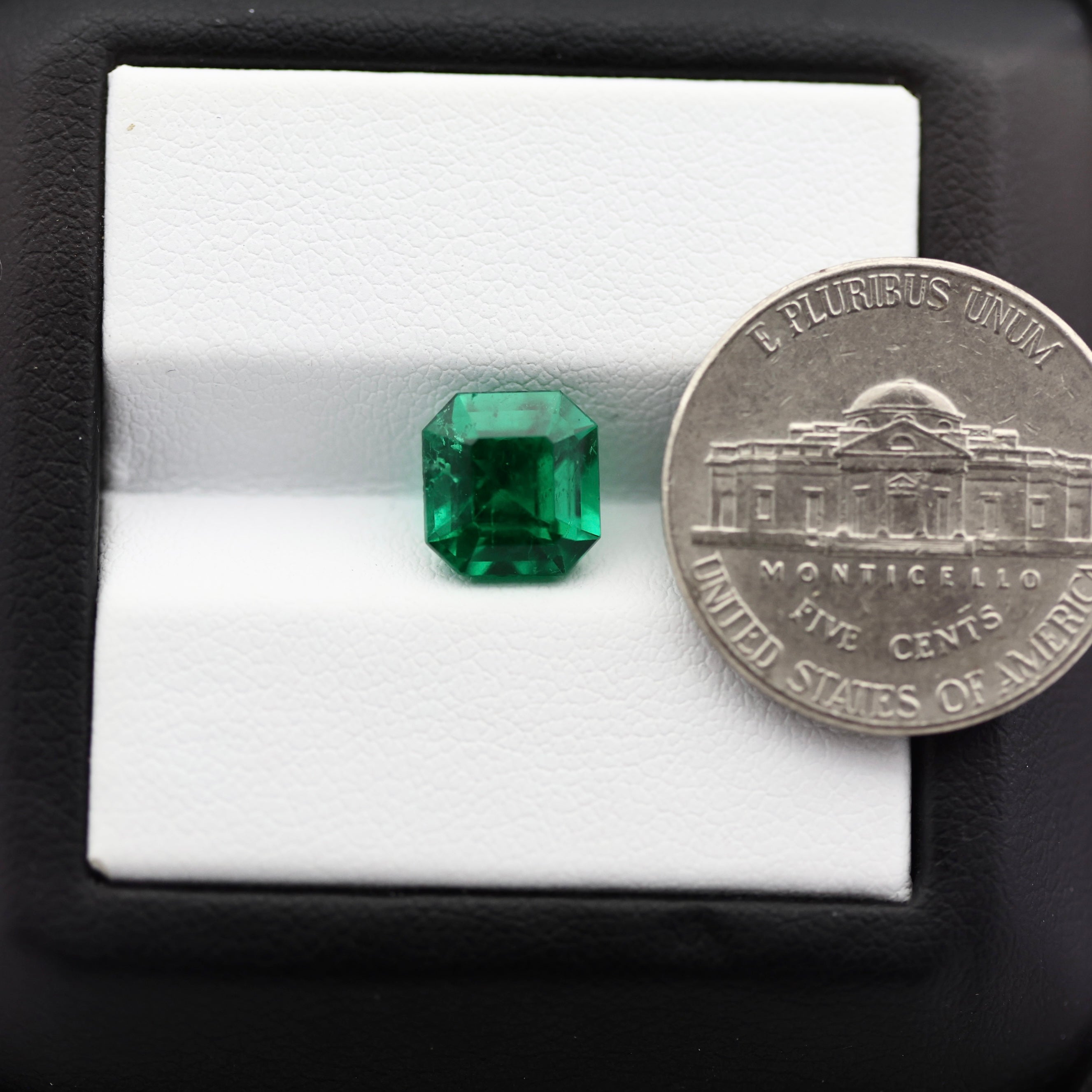 Collector's 2.42 Carat Colombian Emerald with Certified Muzo Origin