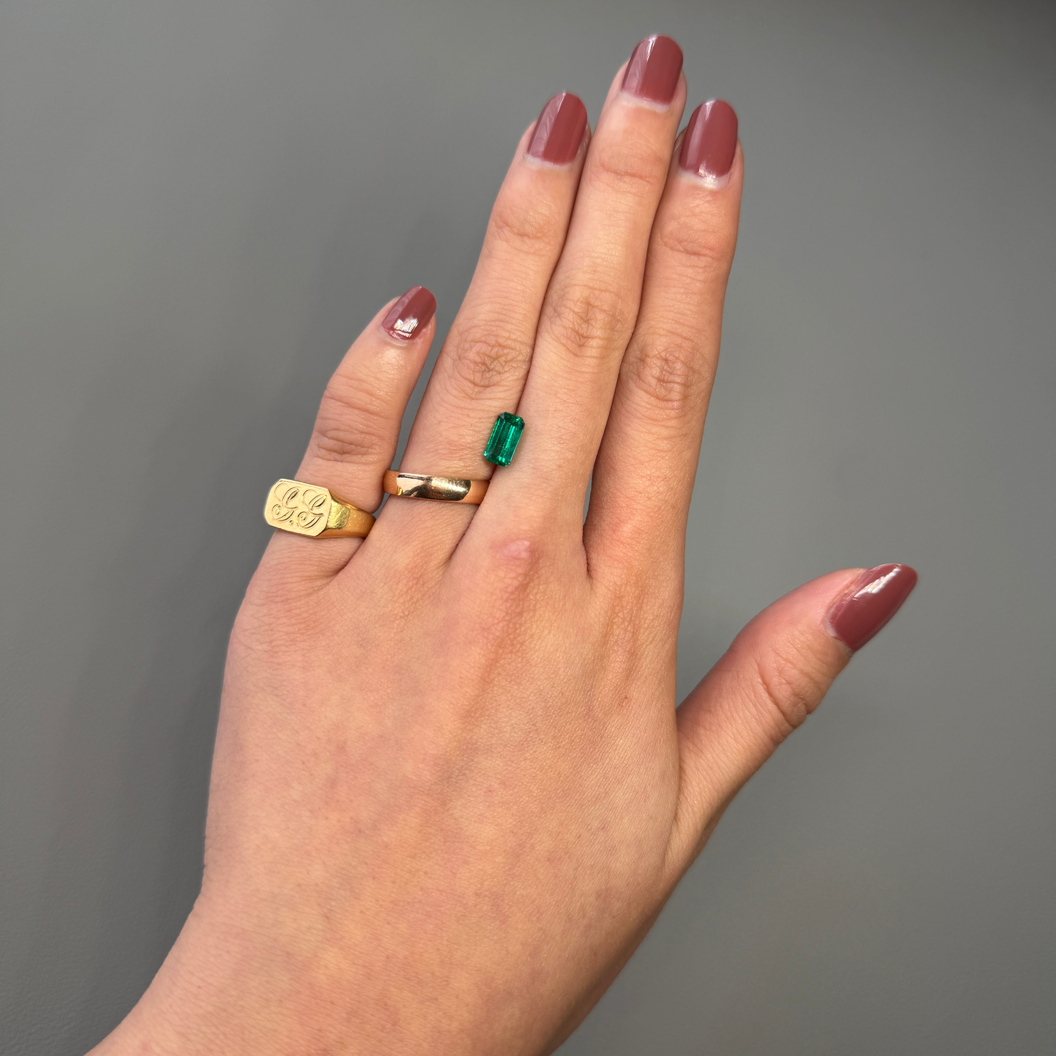 Authentic 1.02 Ct Colombian Emerald with Minor Oil Enhancement